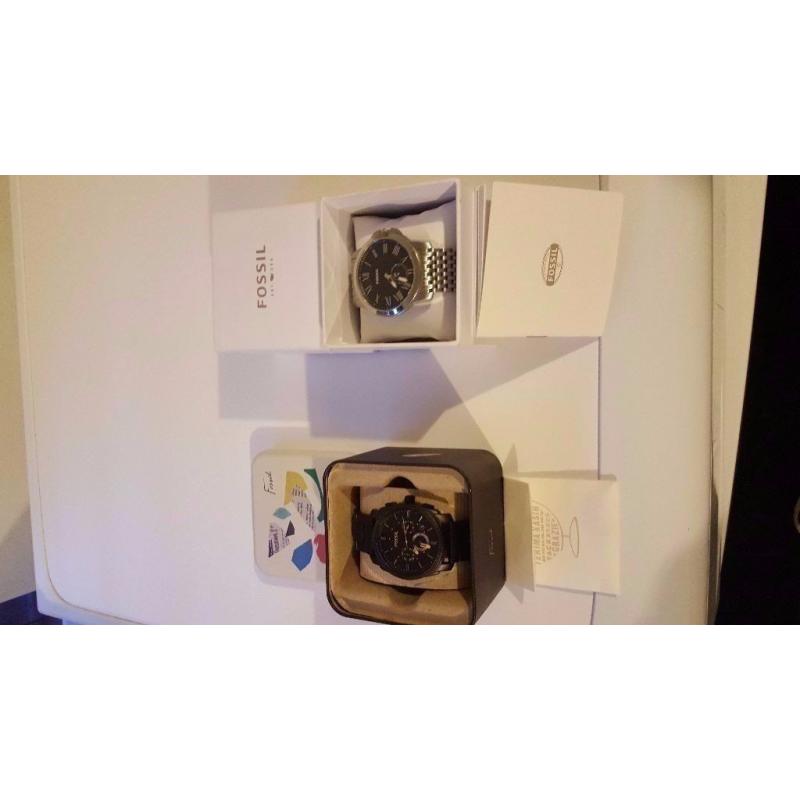 2x FOSSIL WATCHES / CASH OR SWAPS ?