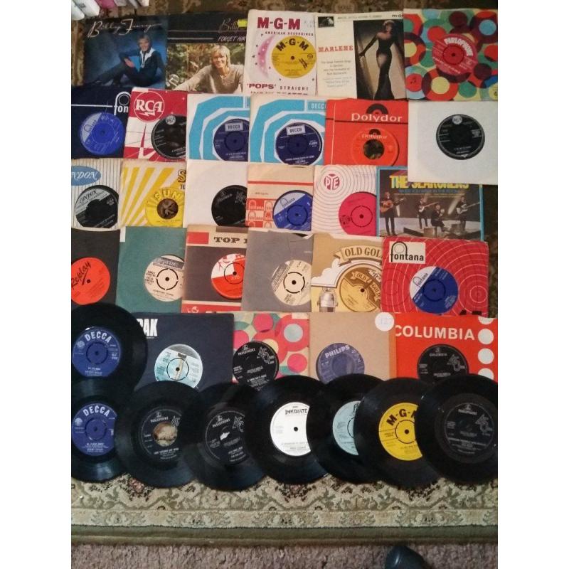 NICE COLLECTION OF 37 SINGLES FROM THE 60s