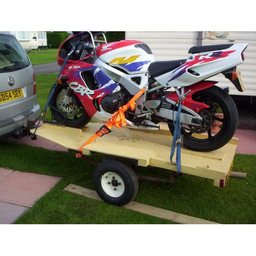 Motorbike Trailer new tyres