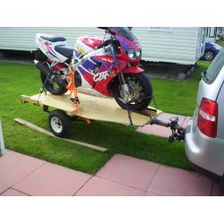 Motorbike Trailer new tyres