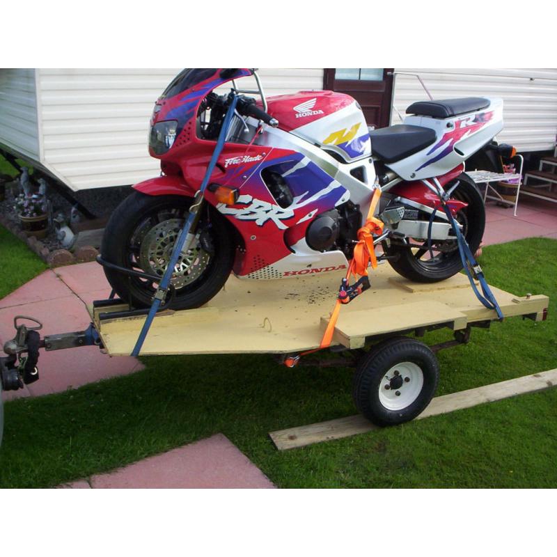 Motorbike Trailer new tyres