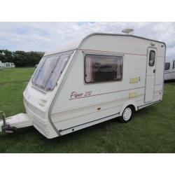 Abbey Piper 212 lightweight touring caravan with Awning.