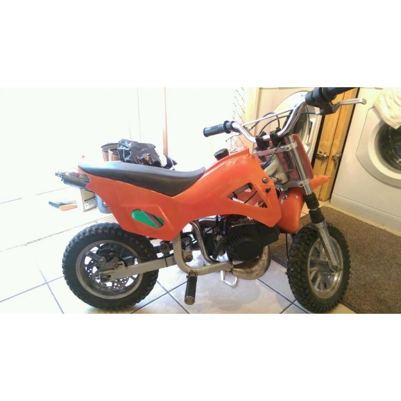 Kids 50cc mini dirtbike