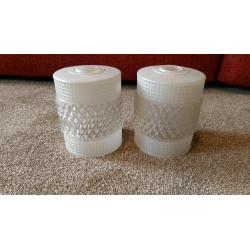 Vintage glass lamp shades