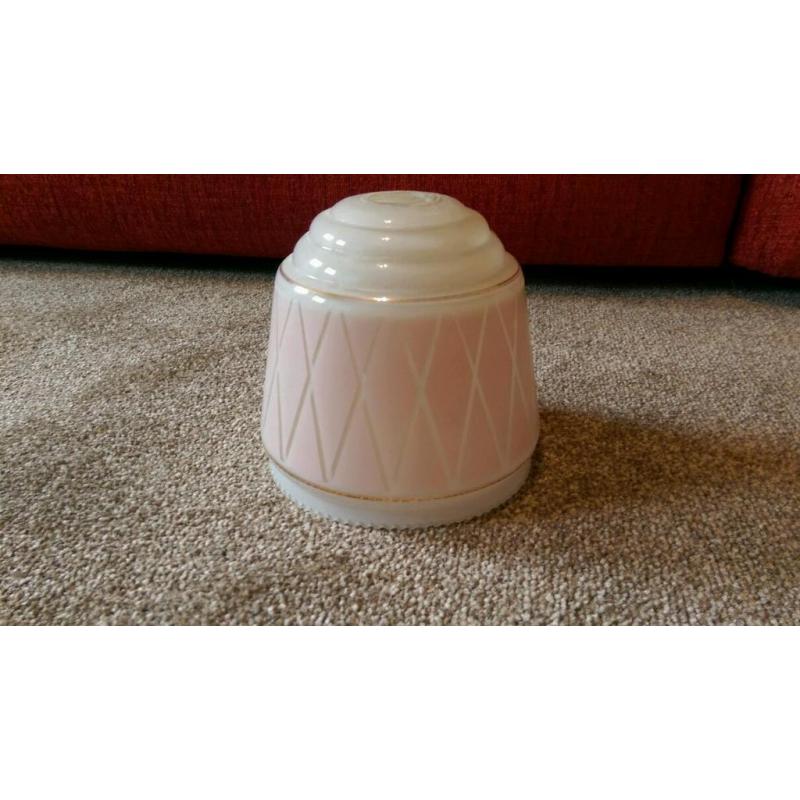 Vintage glass lamp shades
