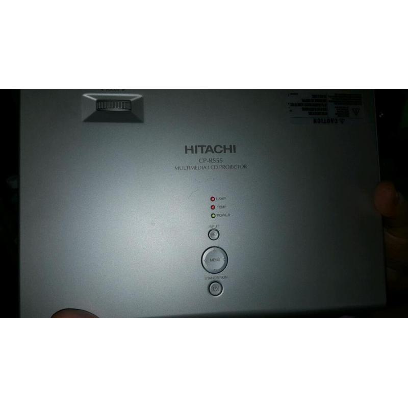 hitachi projector plus screen