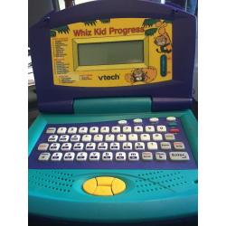 Vtech whiz kid progress laptop.