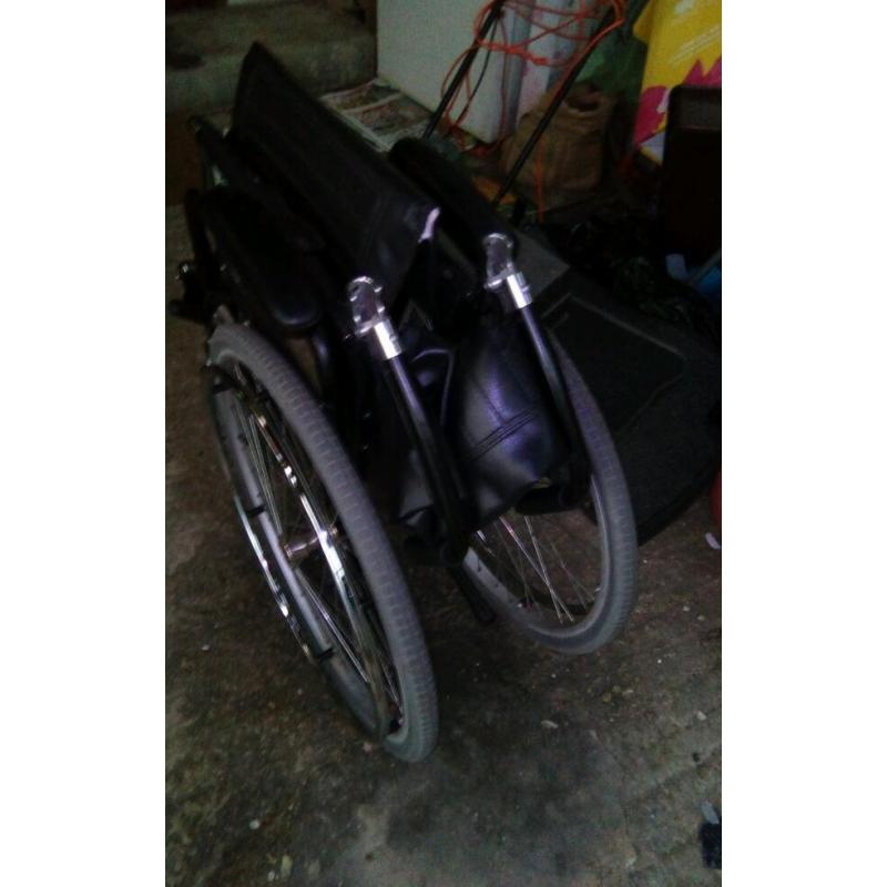 Wheel chair push