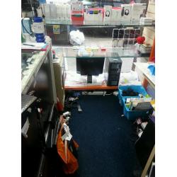 RUNING MOBILE AND LAPTOP SHOPE FOR SALE
