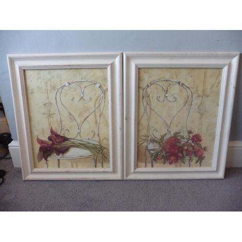 Pair of framed pictures