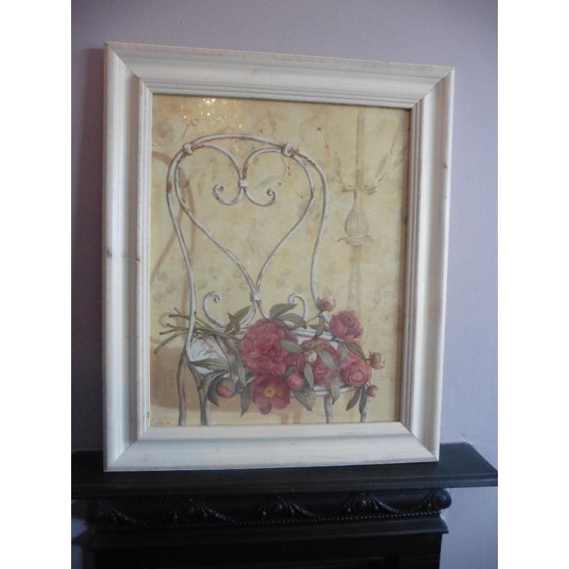 Pair of framed pictures