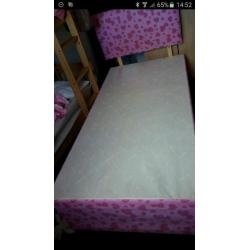 Single bed girls pink