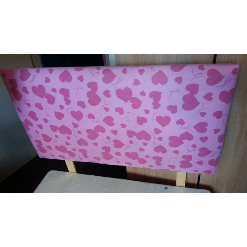 Single bed girls pink