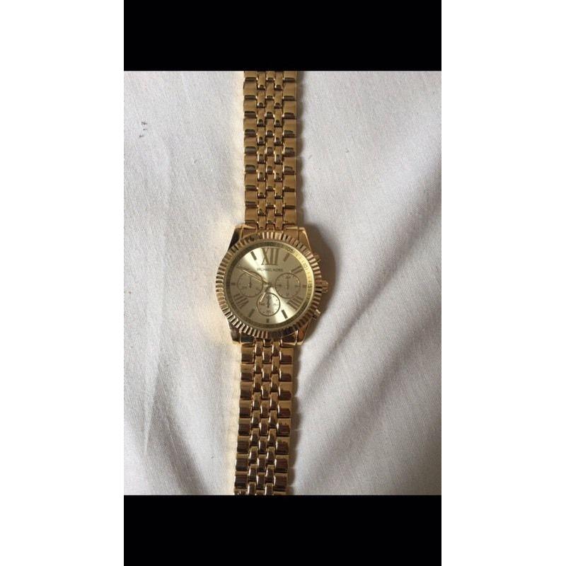 Michael kors gold unisex watch