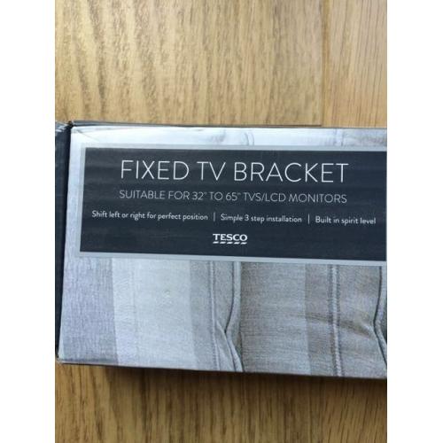 Unopened, unused TV wall mount for 32" - 65" TVs or LCD monitors.