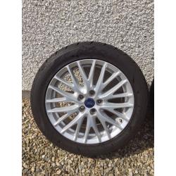 Ford Focus Zetec S Alloy Wheels & Tyres