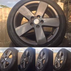 17" Audi alloy wheels