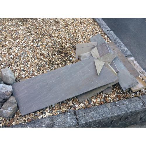 Sandstone paving