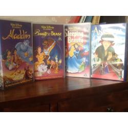 Disney's Aladdin, Sleeping Beauty ,Beauty & Beast, Anastasia,Box of Delight video part 1 & 2 +more