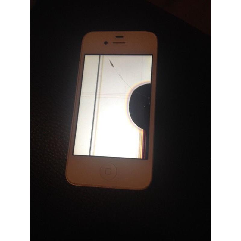 iPhone 4 broken screen