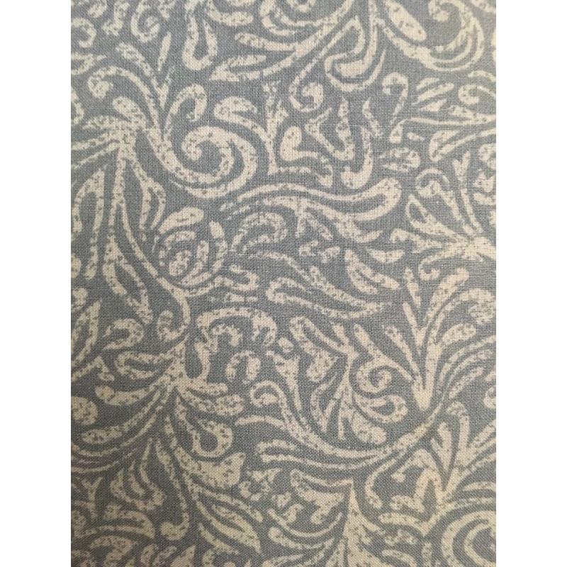 Blue fabric patterned chair for bedroom