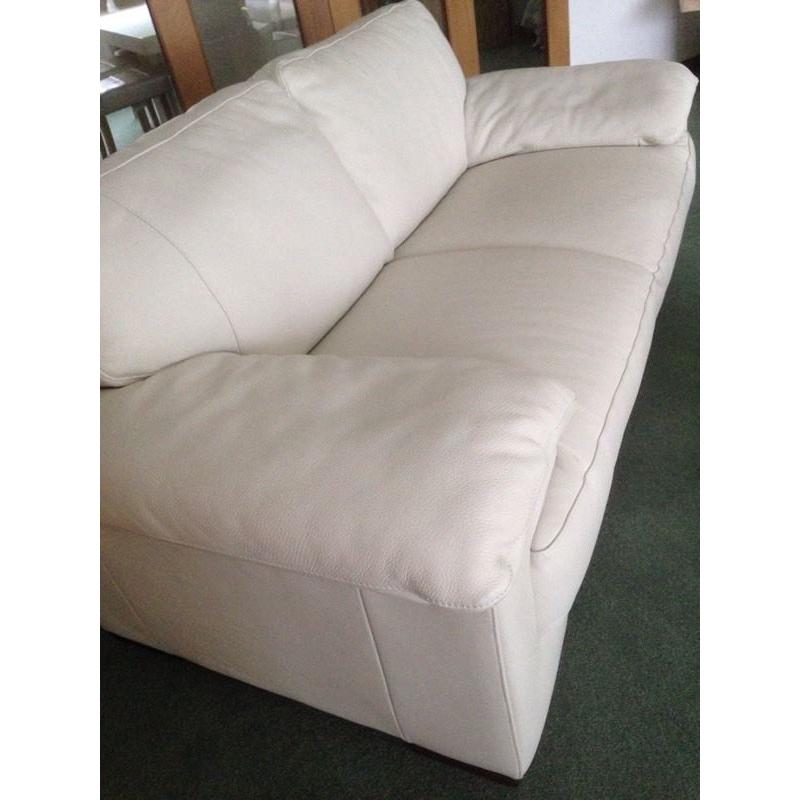 ITALIAN BEAUTIFUL EXCELLENT QUALITY LEATHER SETTEE
