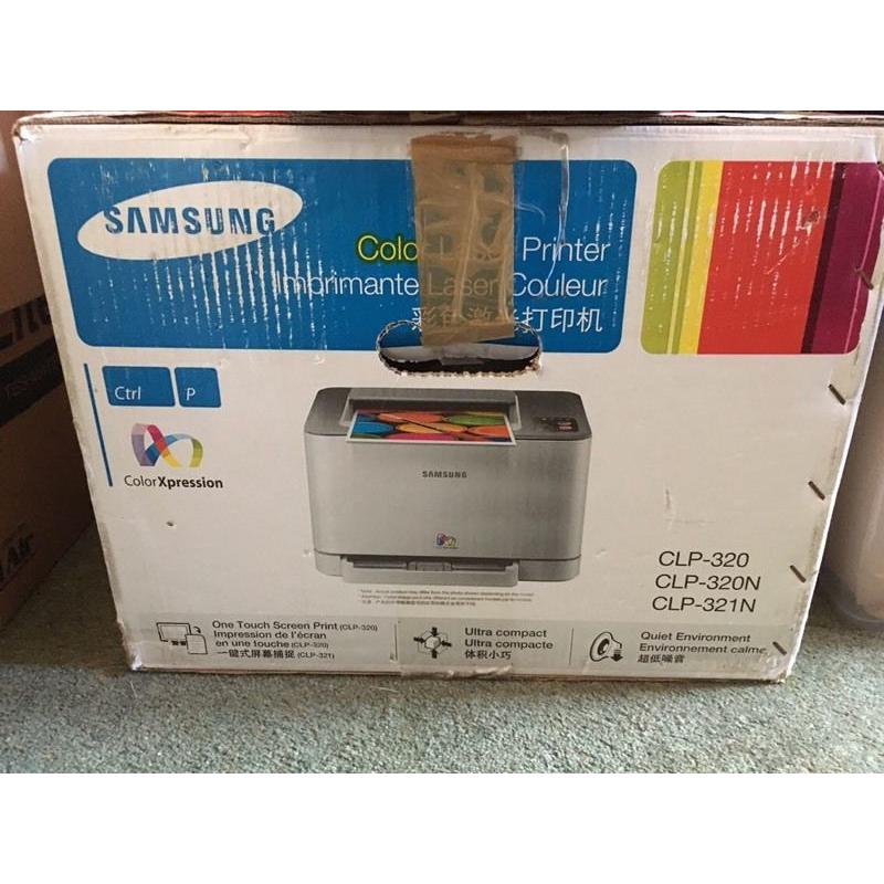Samsung colour laser printer clp320