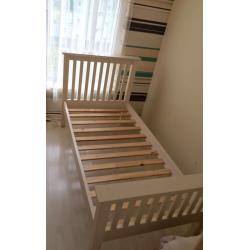 White Single Bed