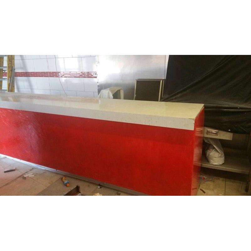 Shop counter Marble tiles