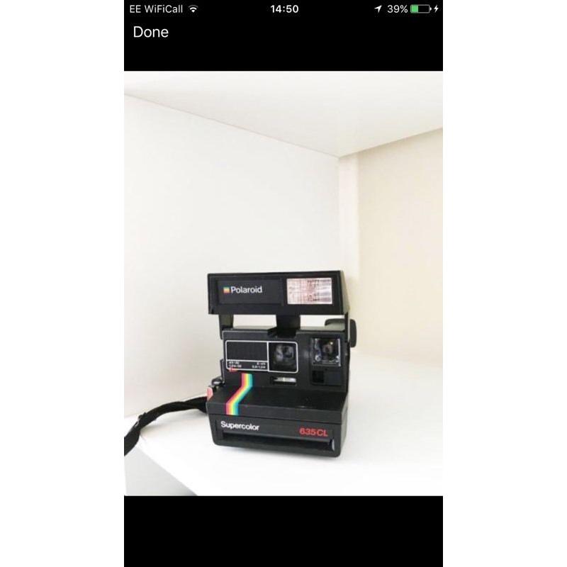 Polaroid 635 Supercolor CL Instant Film Camera