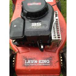 Lawn King 4 Stroke Petrol Lawnmower With Collection Box