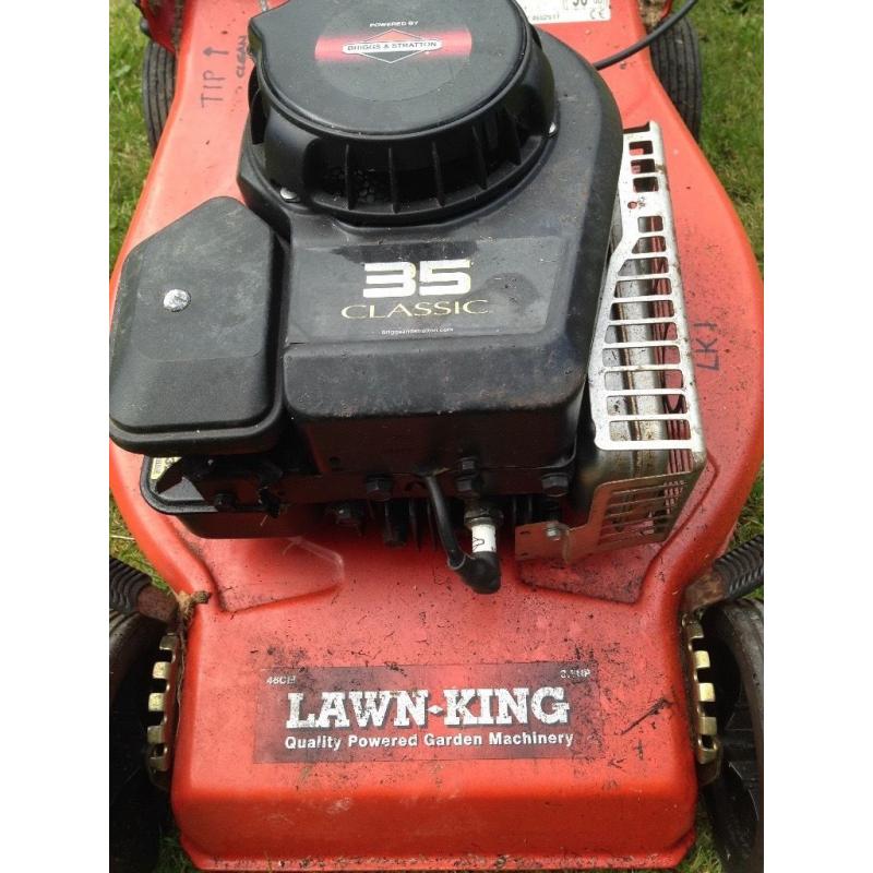 Lawn King 4 Stroke Petrol Lawnmower With Collection Box