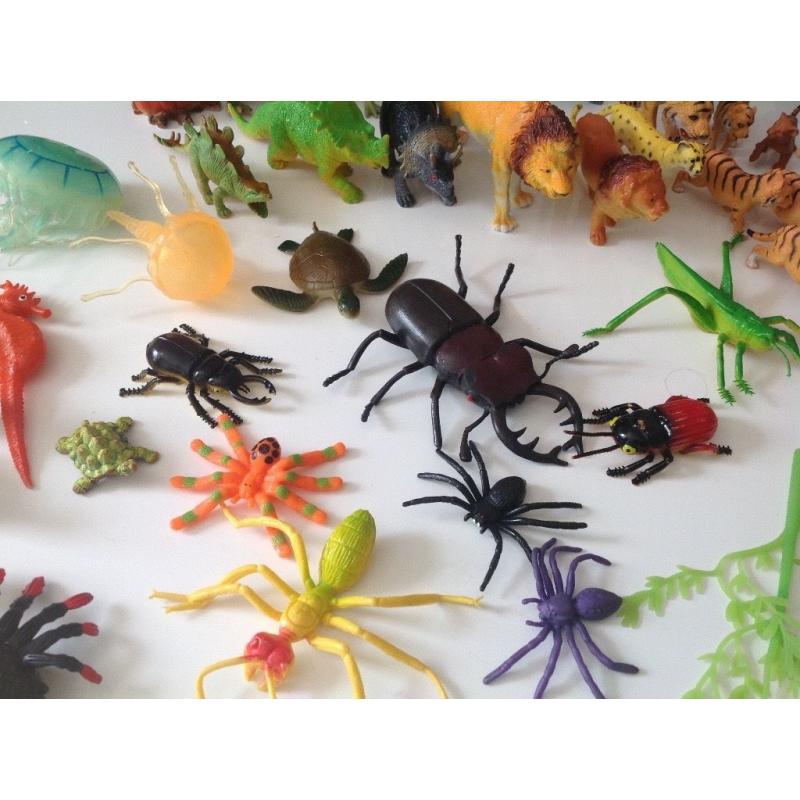 Lot of kids jungle safari animals insects dinosaurs!