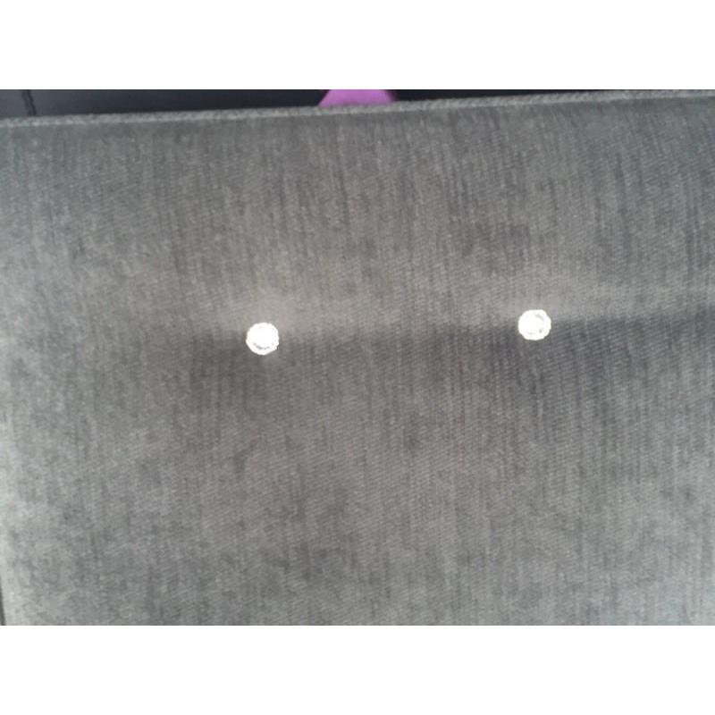Grey king size headboard