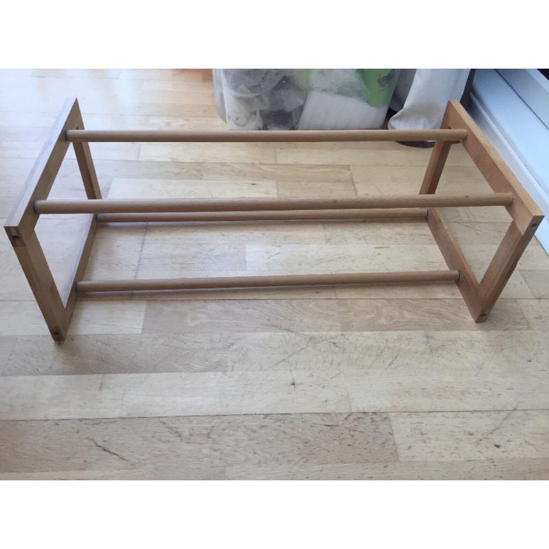 John Lewis extendable shoe rack