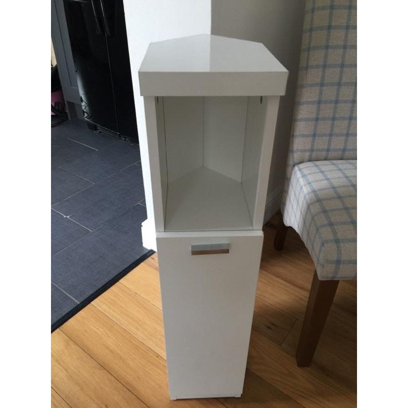 Hygena bathroom corner unit