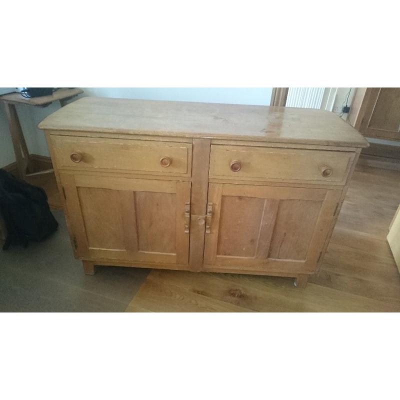 Vintage Ercol Elm (blond) Sideboard
