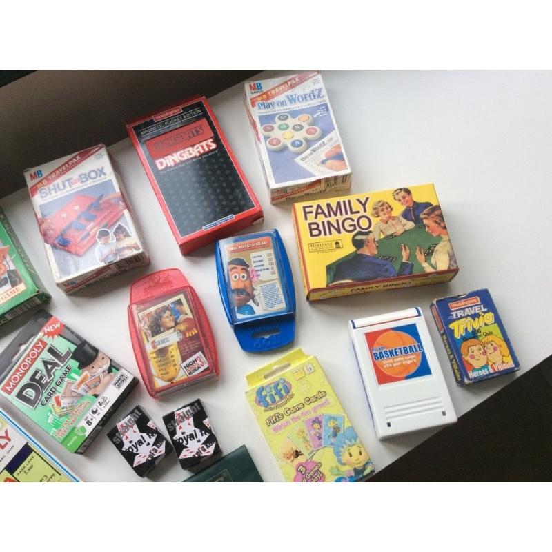 Selection of Pocket Size Travel Games