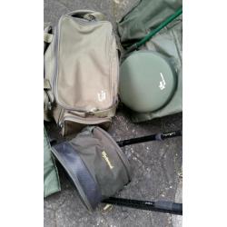 Carp fishing gear.