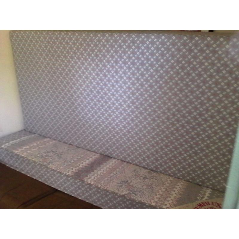 Single divan bed with mattress