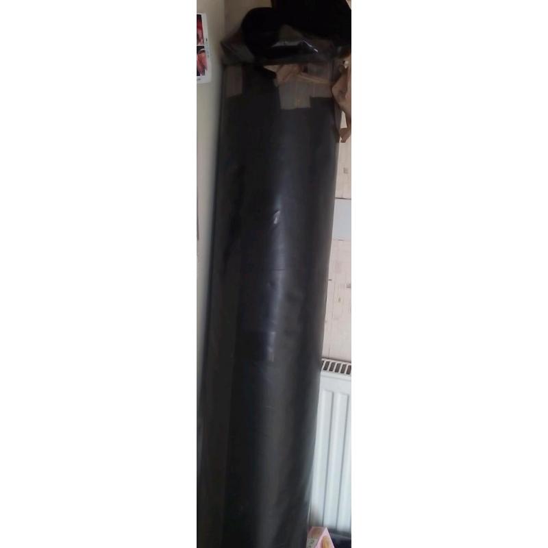 Large roll of blue material