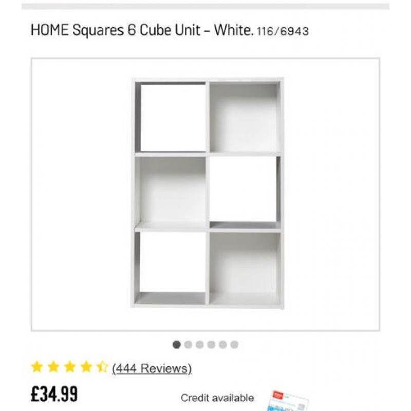 Argos storage unit x 2