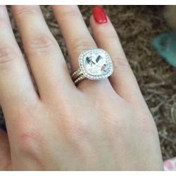 Swarovski crystal ring size small