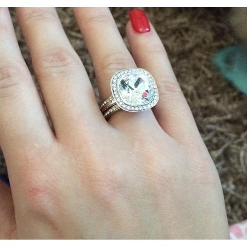 Swarovski crystal ring size small