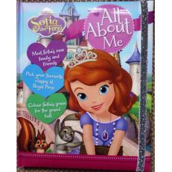 Disney Sofia the First All About Me HARD COVER BRAND NEW
