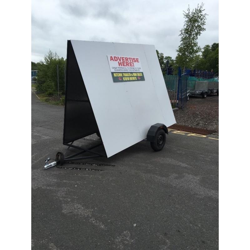 Advertising trailer ready to use