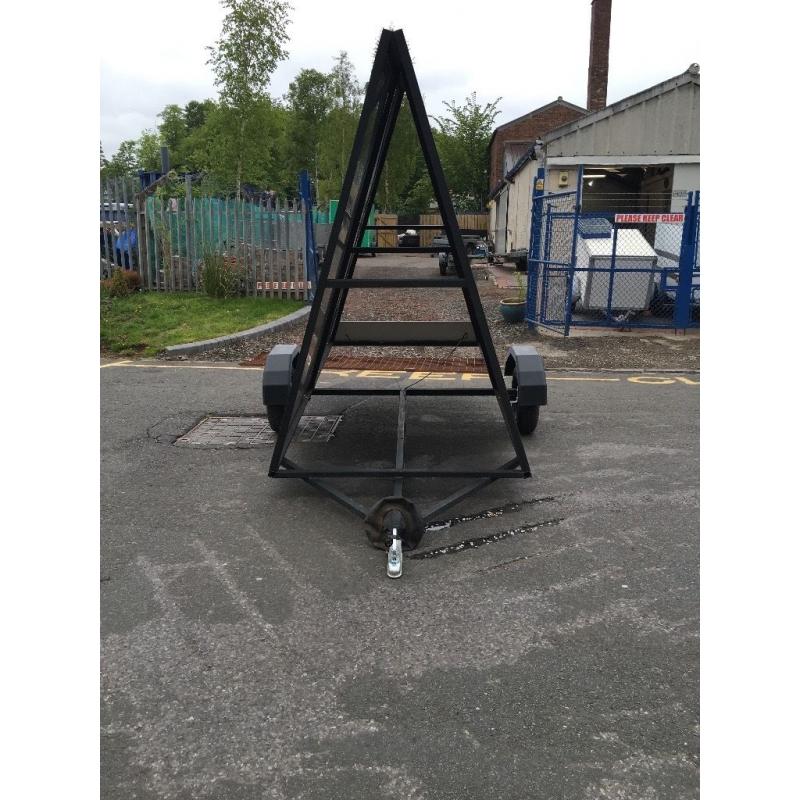 Advertising trailer ready to use
