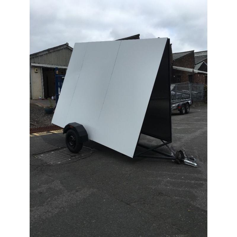 Advertising trailer ready to use