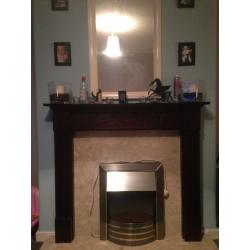 Electric fire and surround