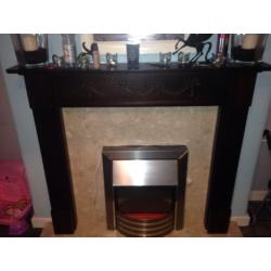 Electric fire and surround